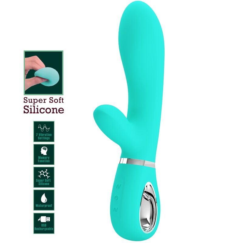 Vibrateur multifonction G-spot et clitoridien en silicone — PRETTY LOVE FLIRTATION