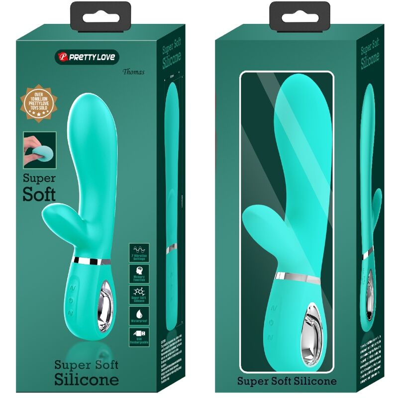 Vibrateur multifonction G-spot et clitoridien en silicone — PRETTY LOVE FLIRTATION