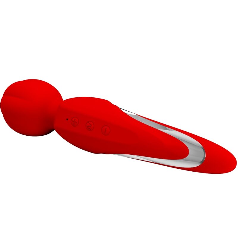 Baguette vibrante en silicone rouge — PRETTY LOVE FLIRTATION