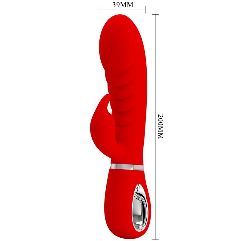 Vibrateur multifonction G-spot Prescott rouge — PRETTY LOVE FLIRTATION