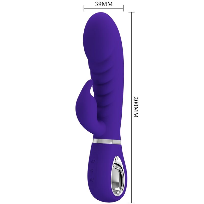 Vibromasseur rabbit souple à double stimulation — PRETTY LOVE FLIRTATION