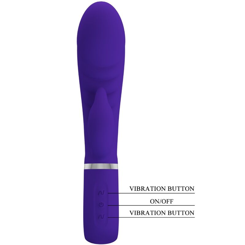 Vibromasseur rabbit souple à double stimulation — PRETTY LOVE FLIRTATION