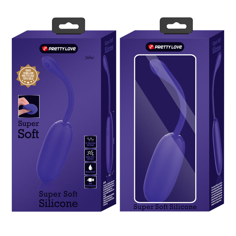 Oeuf vibrant Julius rechargeable et imperméable — PRETTY LOVE SMART