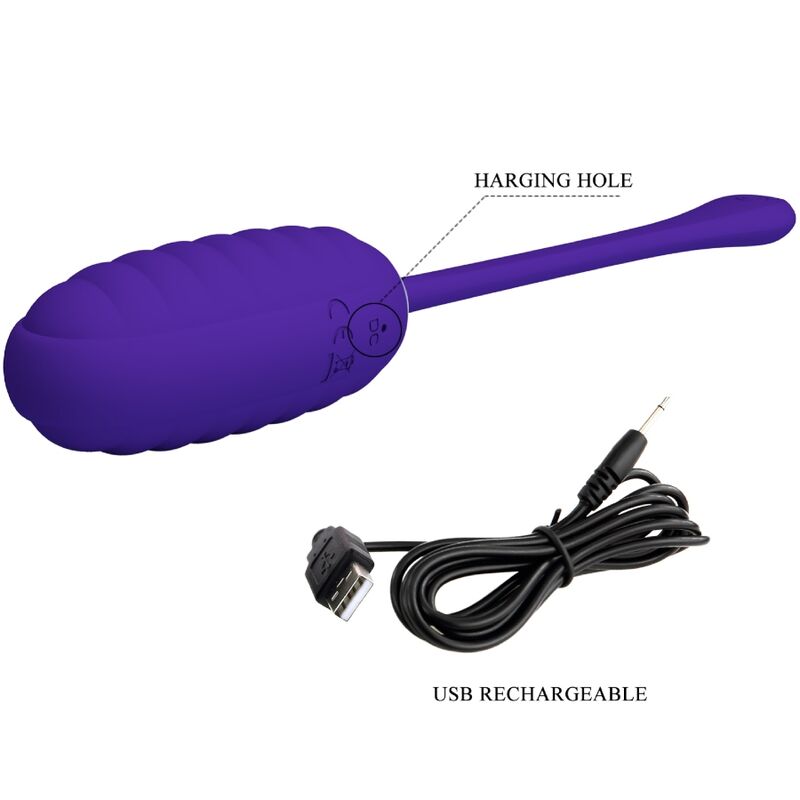 Oeuf vibrant rechargeable violet — PRETTY LOVE SMART
