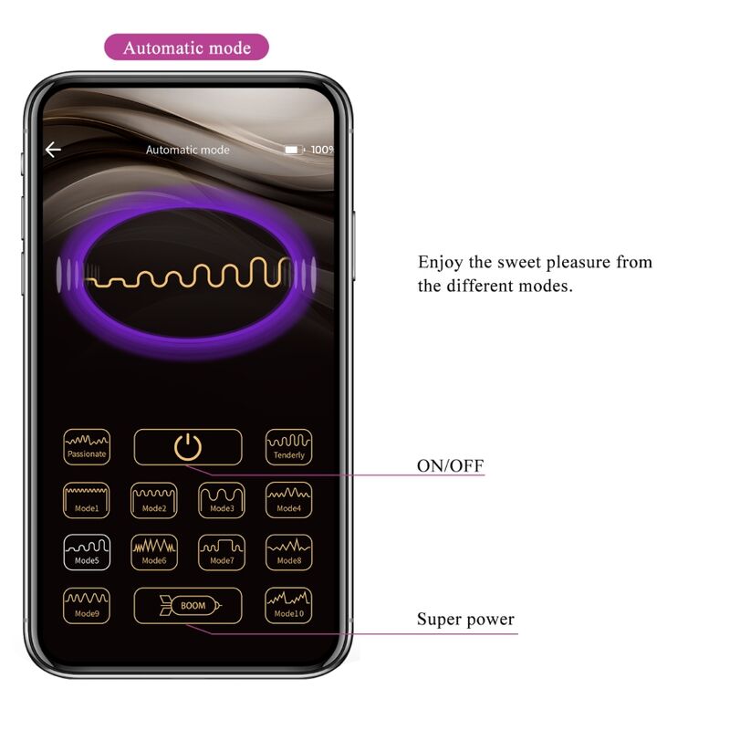 Œuf vibrant rechargeable connecté — PRETTY LOVE SMART