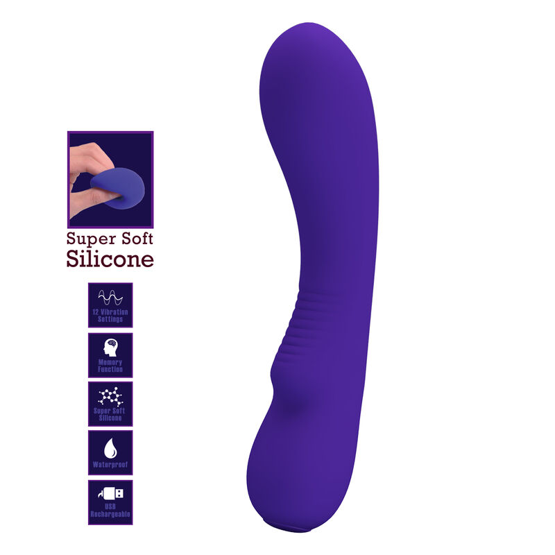 Vibrateur rechargeable Prescott violet — PRETTY LOVE SMART