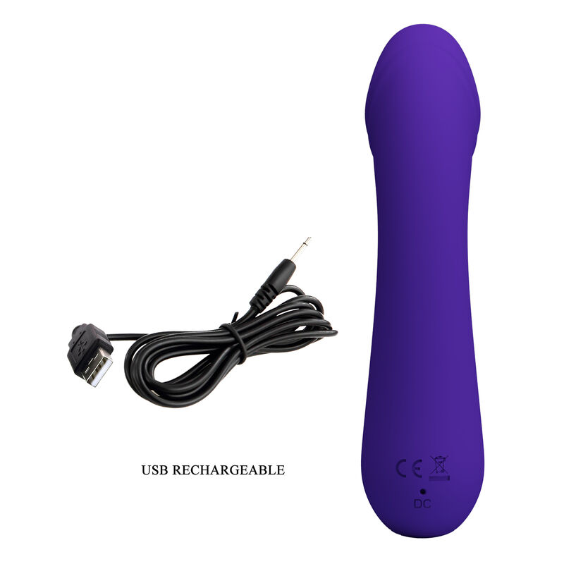 Vibromasseur point G flexible rechargeable violet — PRETTY LOVE SMART