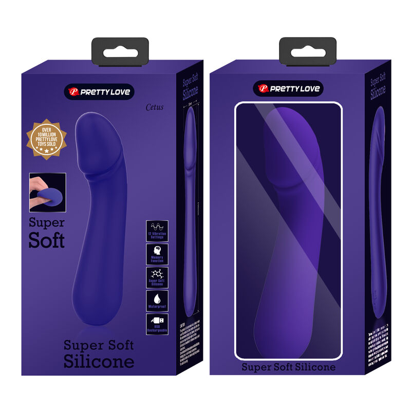 Vibromasseur point G flexible rechargeable violet — PRETTY LOVE SMART