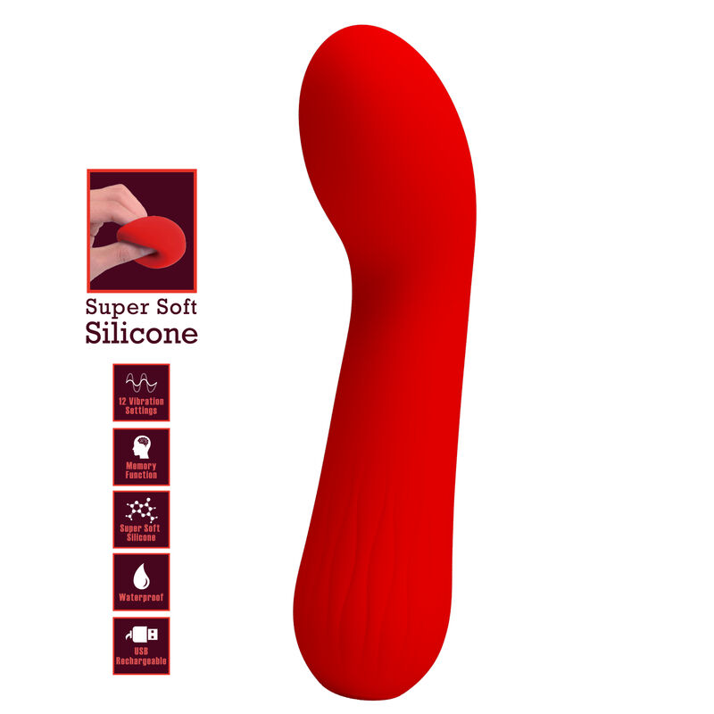 Vibrateur Faun rechargeable rouge — PRETTY LOVE SMART
