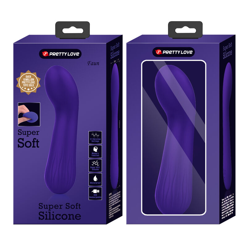 Vibromasseur point G souple rechargeable Faun — PRETTY LOVE SMART