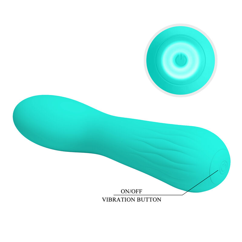 Vibrateur rechargeable Faun vert aqua — PRETTY LOVE SMART