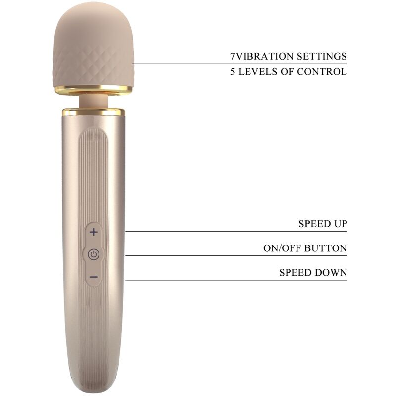 Masseur vibrant 7 modes champagne — Pretty Love Smart