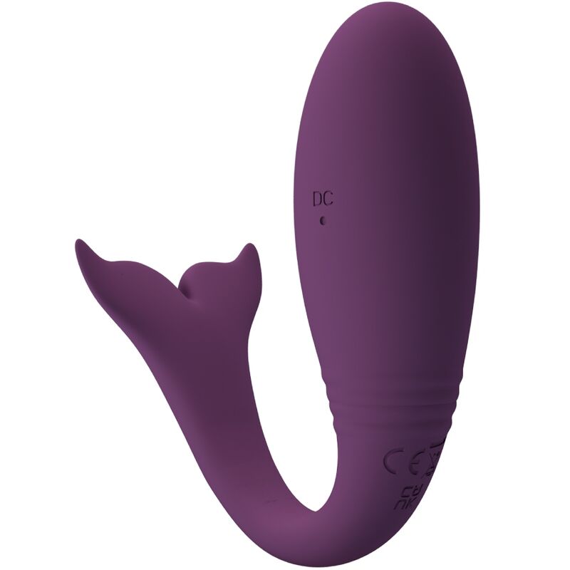 Vibromasseur couple à queue de baleine connecté — PRETTY LOVE LED