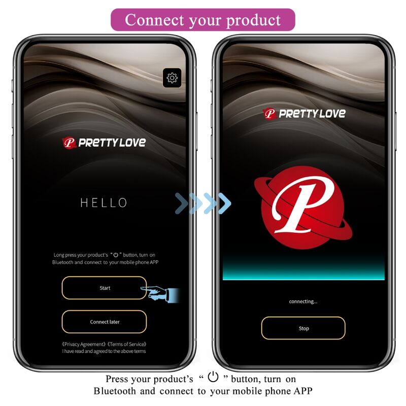 Œuf vibrant connecté Catalina — PRETTY LOVE LED