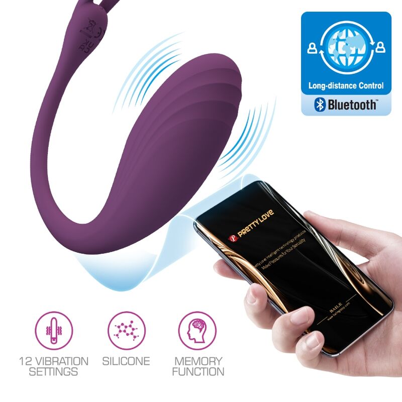 Œuf vibrant connecté Catalina — PRETTY LOVE LED