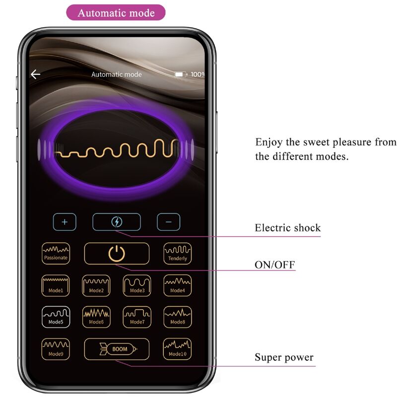 Plug anal connecté vibrant et stimulant Jefferson — PRETTY LOVE BOTTOM