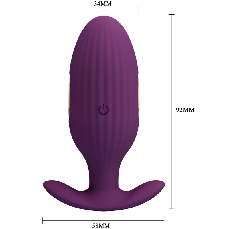 Plug anal connecté vibrant et stimulant Jefferson — PRETTY LOVE BOTTOM
