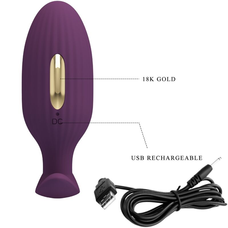 Plug anal connecté vibrant et stimulant Jefferson — PRETTY LOVE BOTTOM