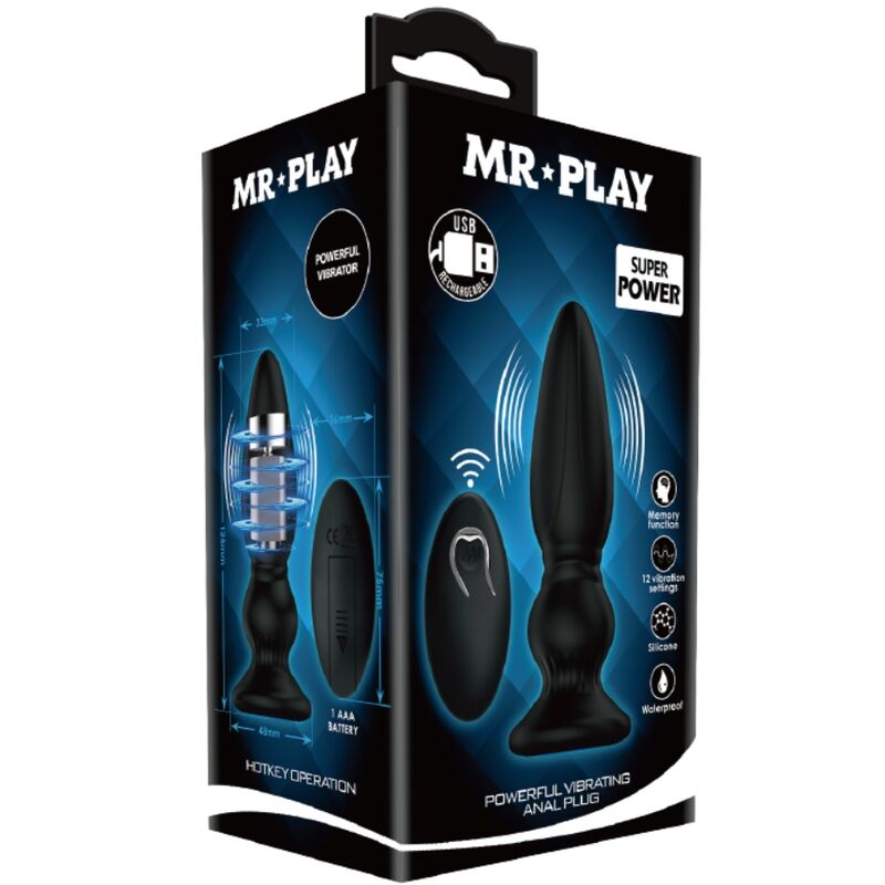 Stimulateur prostatique vibrant télécommandé — MR PLAY