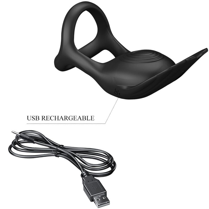 Anneau pénis vibrant rechargeable 7 modes — PRETTY LOVE MALE