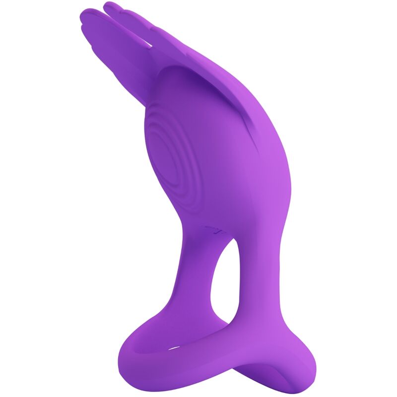 Anneau pénien vibrant rechargeable Silas — PRETTY LOVE MALE