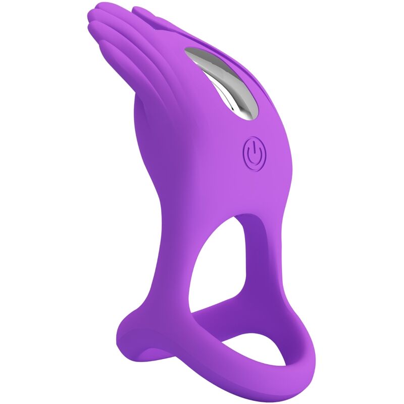 Anneau pénien vibrant rechargeable Silas — PRETTY LOVE MALE