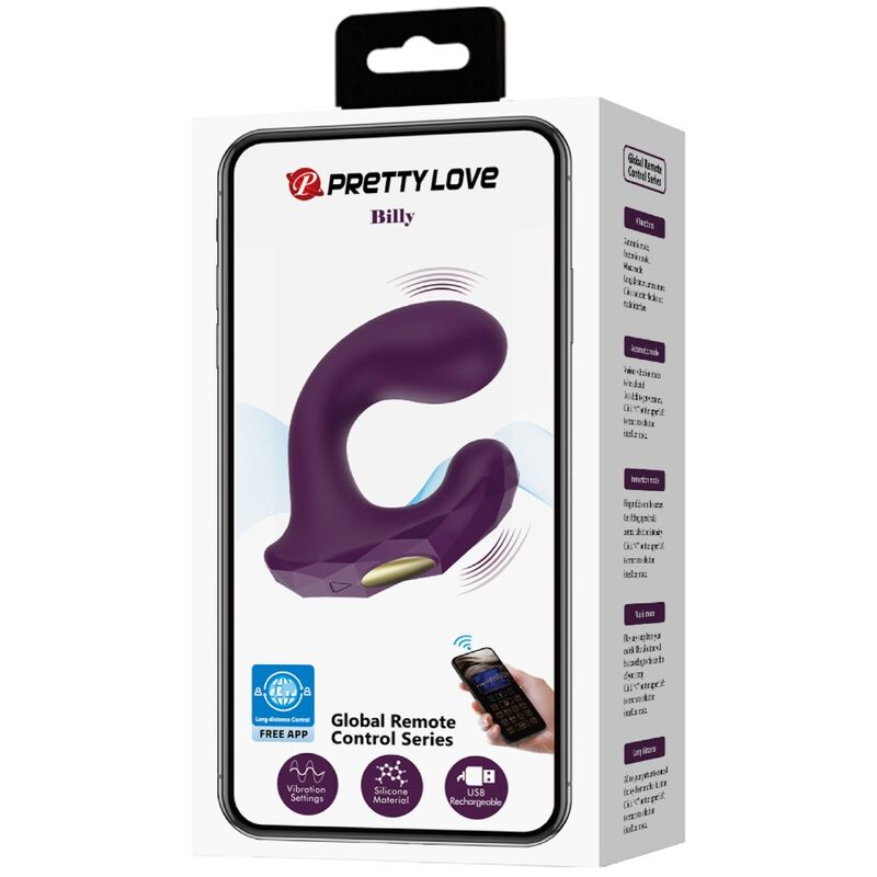 Vibromasseur couple en C double stimulation — PRETTY LOVE