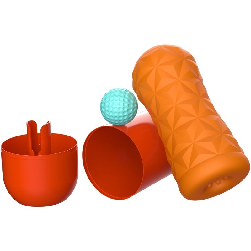 Masturbateur rotatif stimulant avec spirale et boule — PRETTY LOVE MALE