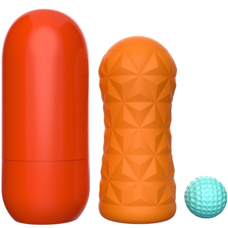 Masturbateur rotatif stimulant avec spirale et boule — PRETTY LOVE MALE