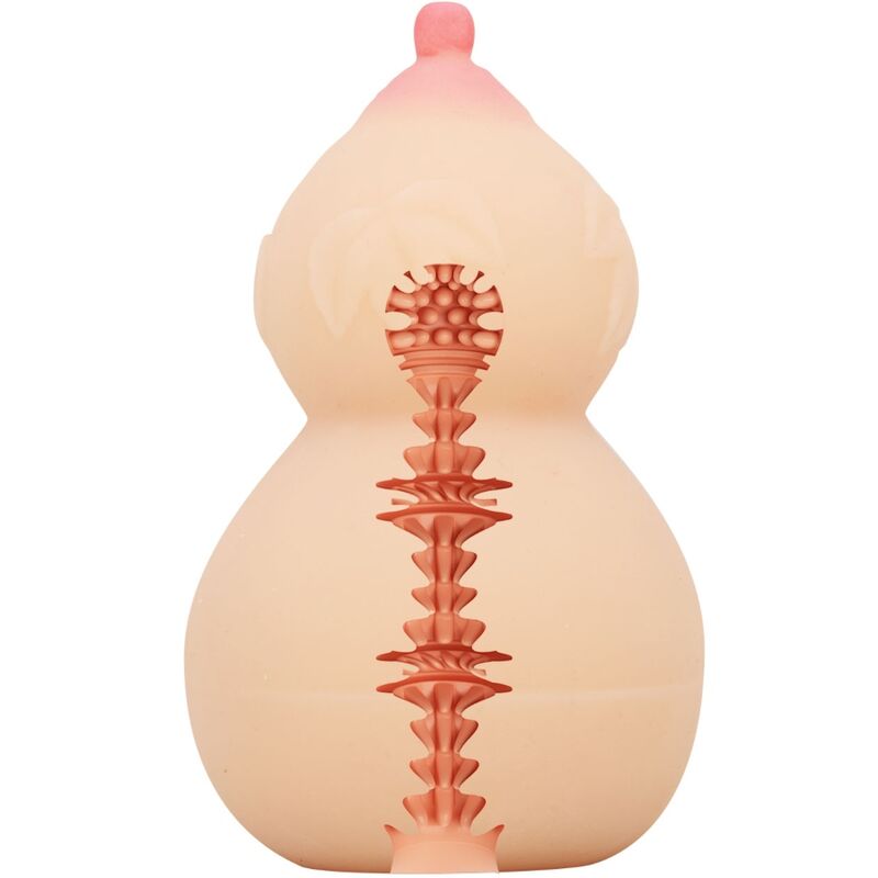 Masturbateur en forme de poitrine à texture stimulante — CRAZY BULL