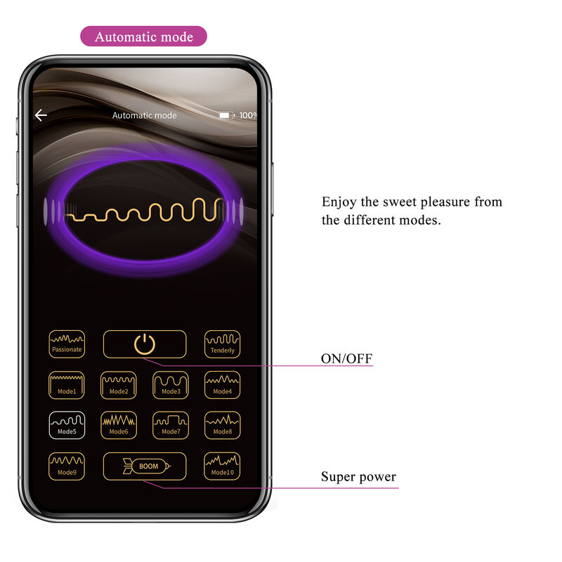 Vibrateur électrostimulation connecté par app — PRETTY LOVE HIGH GRADE