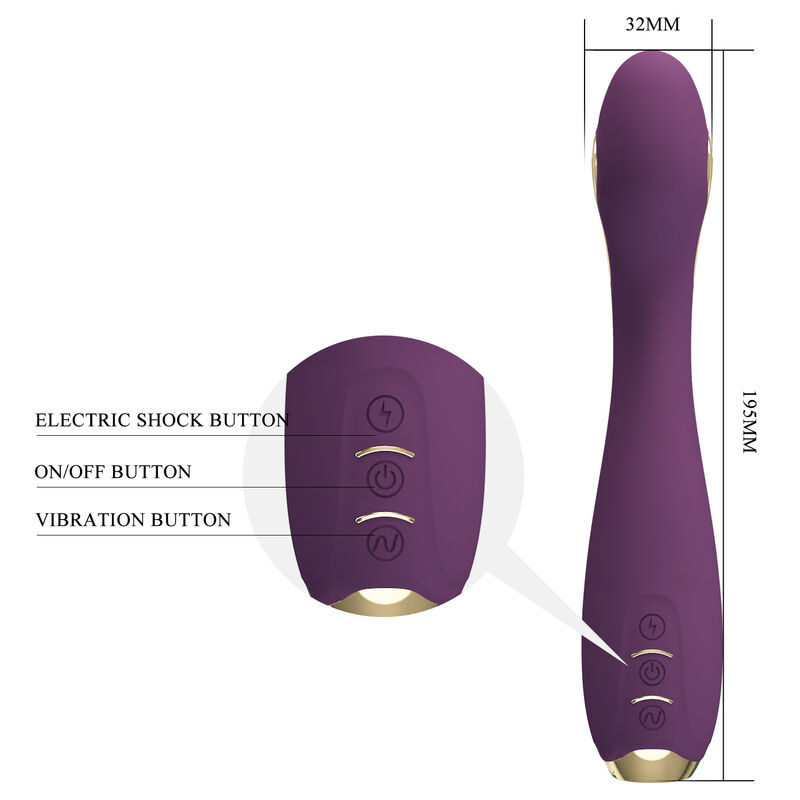 Vibrateur électrostimulation connecté par app — PRETTY LOVE HIGH GRADE