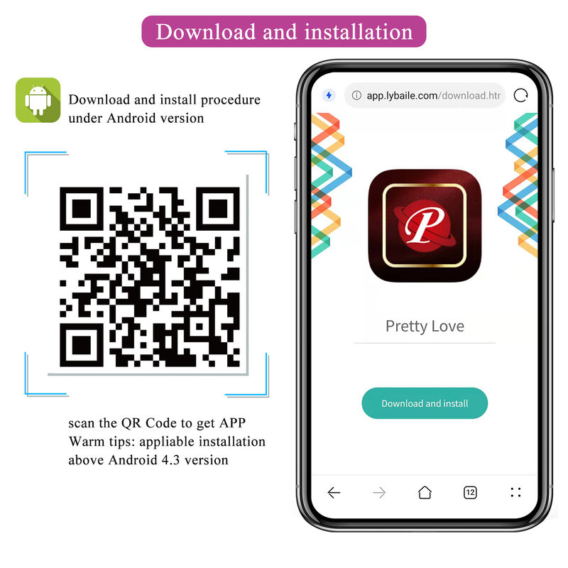 Vibrateur électrostimulation connecté par app — PRETTY LOVE HIGH GRADE