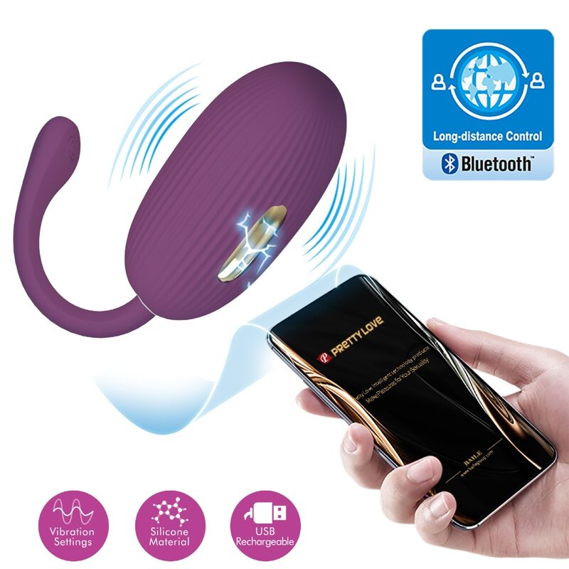 Œuf vibrant rechargeable polyvalent — PRETTY LOVE SMART