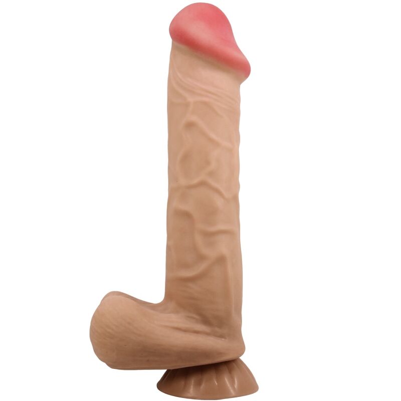 Consolador realista com pele deslizante e ventosa 26 cm — PRETTY LOVE HIGH GRADE