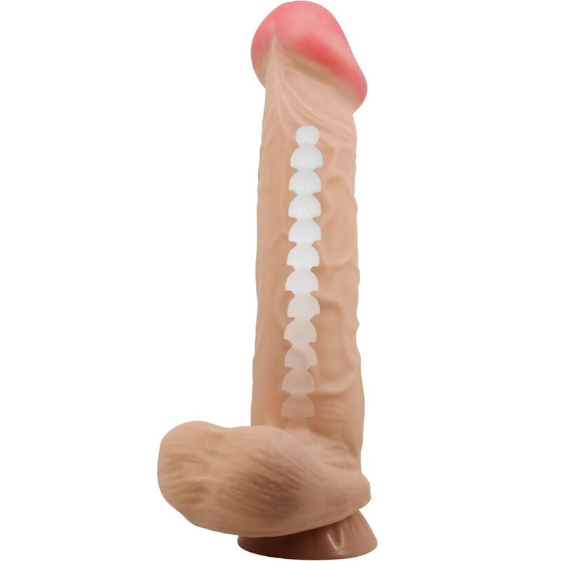 Consolador realista com pele deslizante e ventosa 26 cm — PRETTY LOVE HIGH GRADE
