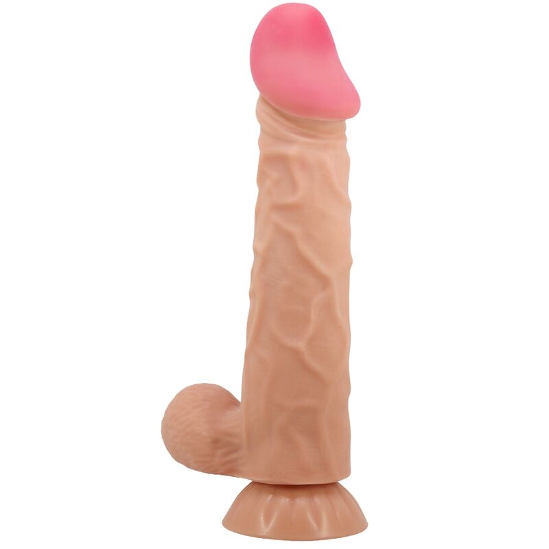 Gode réaliste à peau coulissante avec ventouse 24 cm — PRETTY LOVE HIGH GRADE