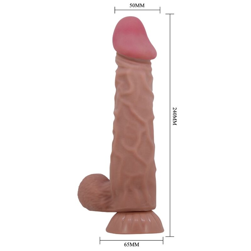 Realistic Slip Skin Dildo with Suction Cup 24cm — PRETTY LOVE HIGH GRADE