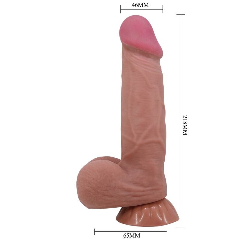 Dildo realistico con pelle scorrevole e ventosa — PRETTY LOVE HIGH GRADE