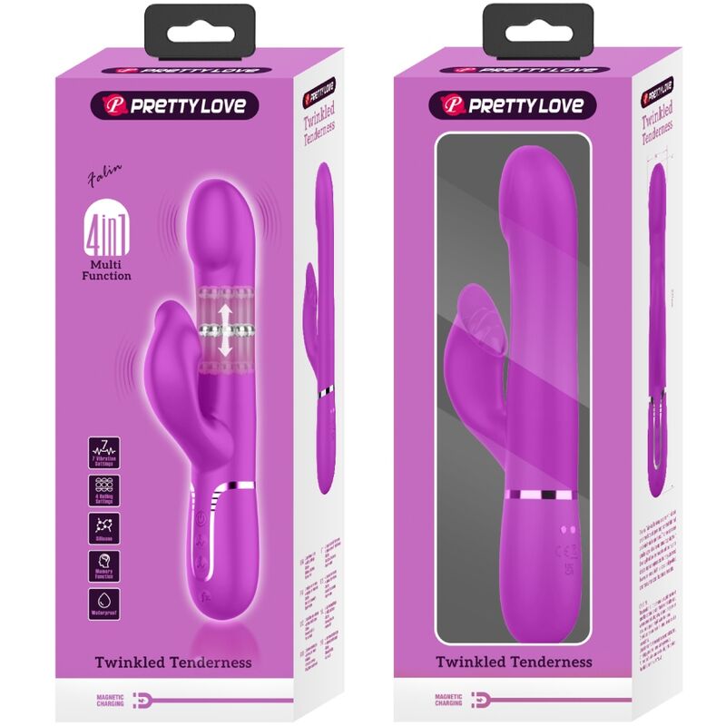 Vibrateur rabbit à perles — PRETTY LOVE FLIRTATION