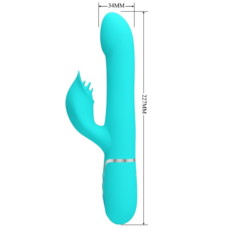 Perles vibrantes lapin aqua — PRETTY LOVE FLIRTATION