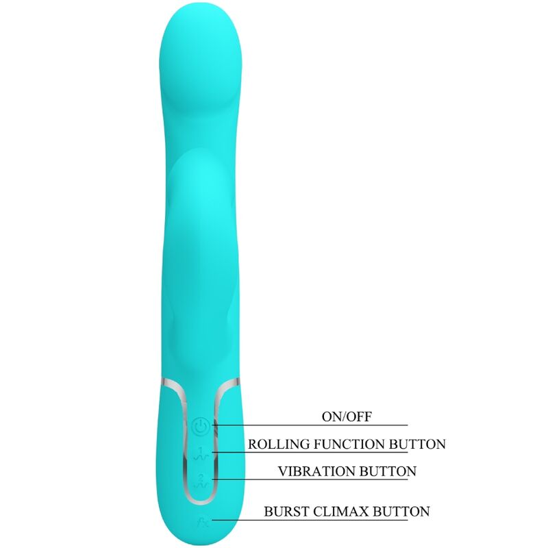 Perles vibrantes lapin aqua — PRETTY LOVE FLIRTATION