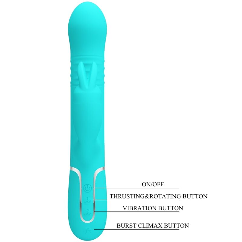 Vibrateur rabbit aux perles rotatives — PRETTY LOVE FLIRTATION