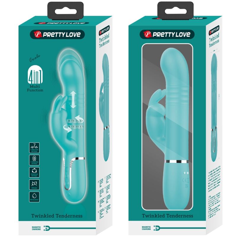 Vibrateur rabbit aux perles rotatives — PRETTY LOVE FLIRTATION