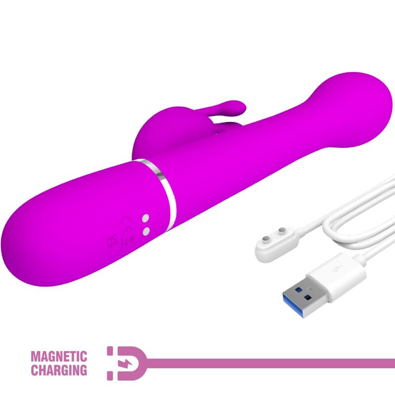 Vibromasseur rabbit 3 en 1 à double stimulation — PRETTY LOVE FLIRTATION