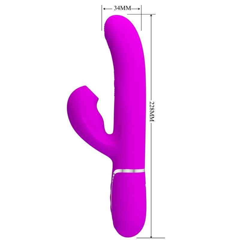 Stimulateur rabbit 3 en 1 chauffant Perlitia — PRETTY LOVE FLIRTATION