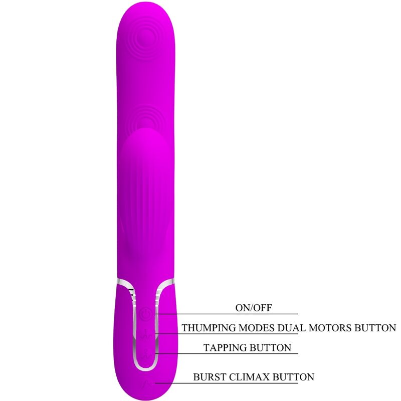 Stimulateur rabbit 3 en 1 chauffant Perlitia — PRETTY LOVE FLIRTATION