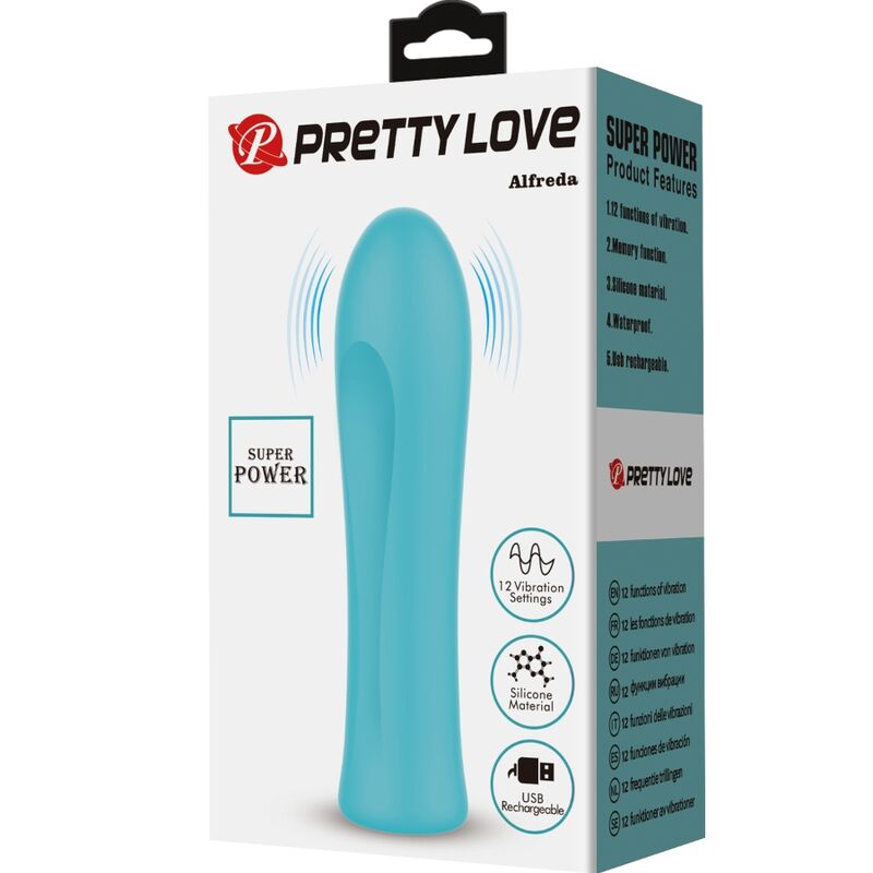 Vibromasseur rechargeable puissant Alfreda — PRETTY LOVE FLIRTATION