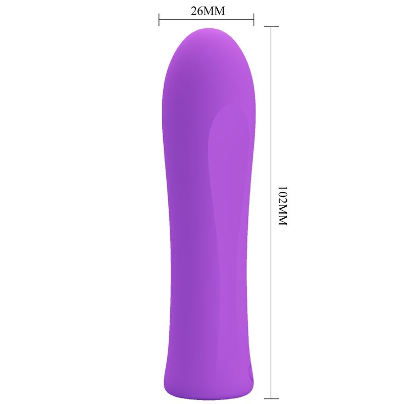 Vibrateur puissant rechargeable violet — PRETTY LOVE FLIRTATION