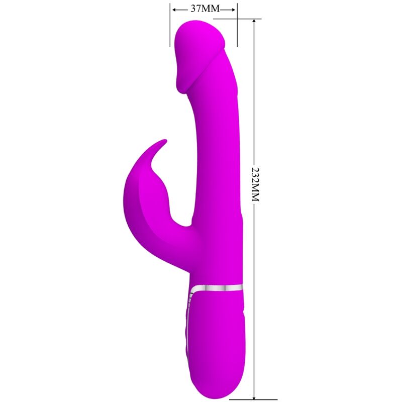 Vibrateur rabbit multifonction 3-en-1 — PRETTY LOVE FLIRTATION